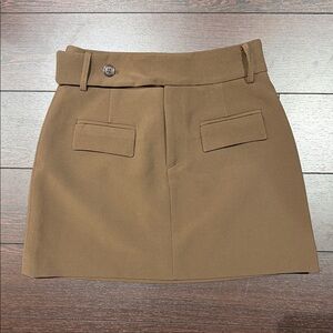 Odd muse brown suiting skirt